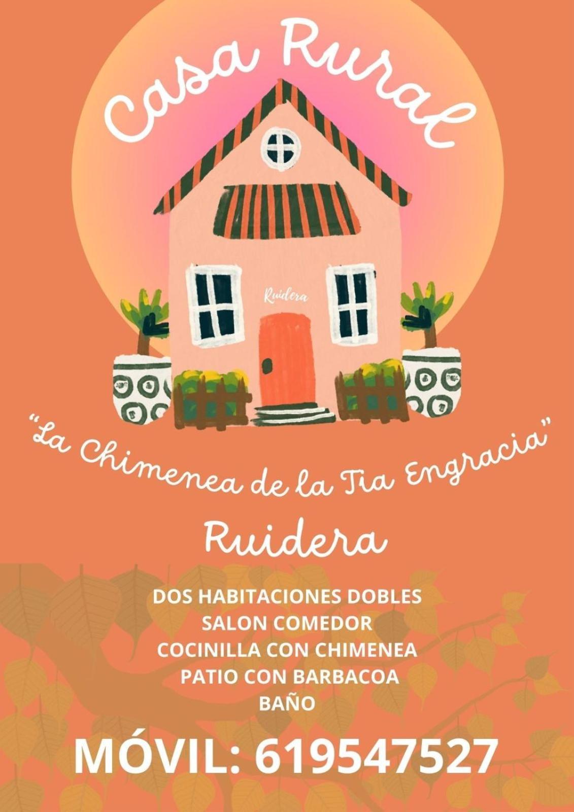 Villa La Chimenea De La Tia Engracia Ruidera Exterior foto